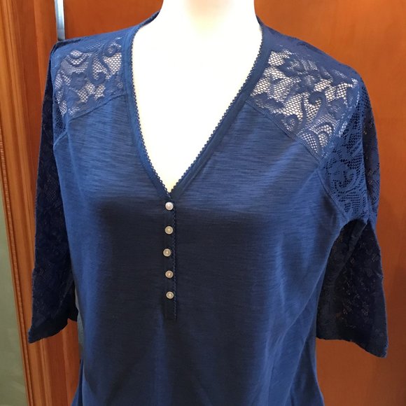 Chaps Tops - Chaps Top  3/4 sleeve